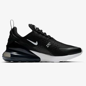 NIKE AIR MAX 270, Black and White, Women’s Size 10.5